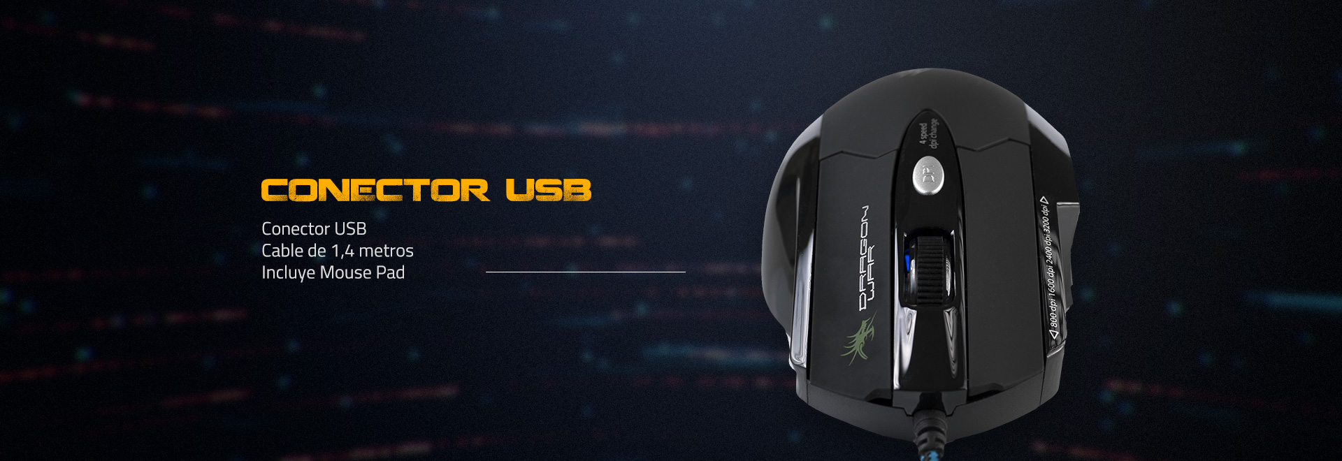 Leviathan 3200dpi Gaming Mouse - Flyer: 2