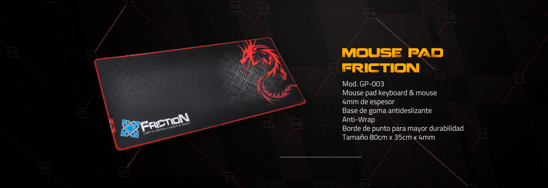 Mouse Pad Friction - Flyer: 0