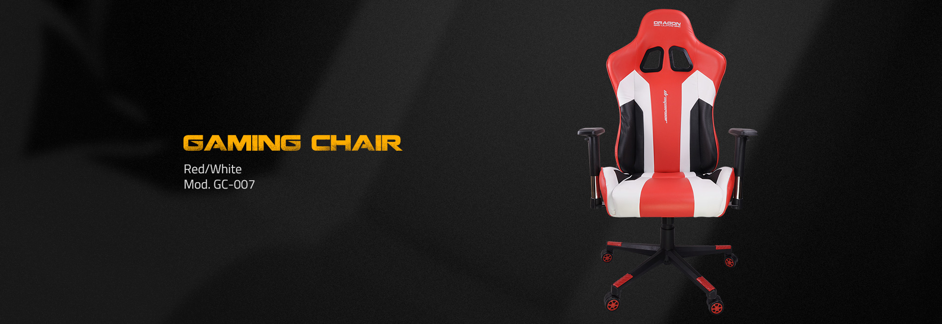 Silla Gaming Red/White GC-007 - Flyer: 0